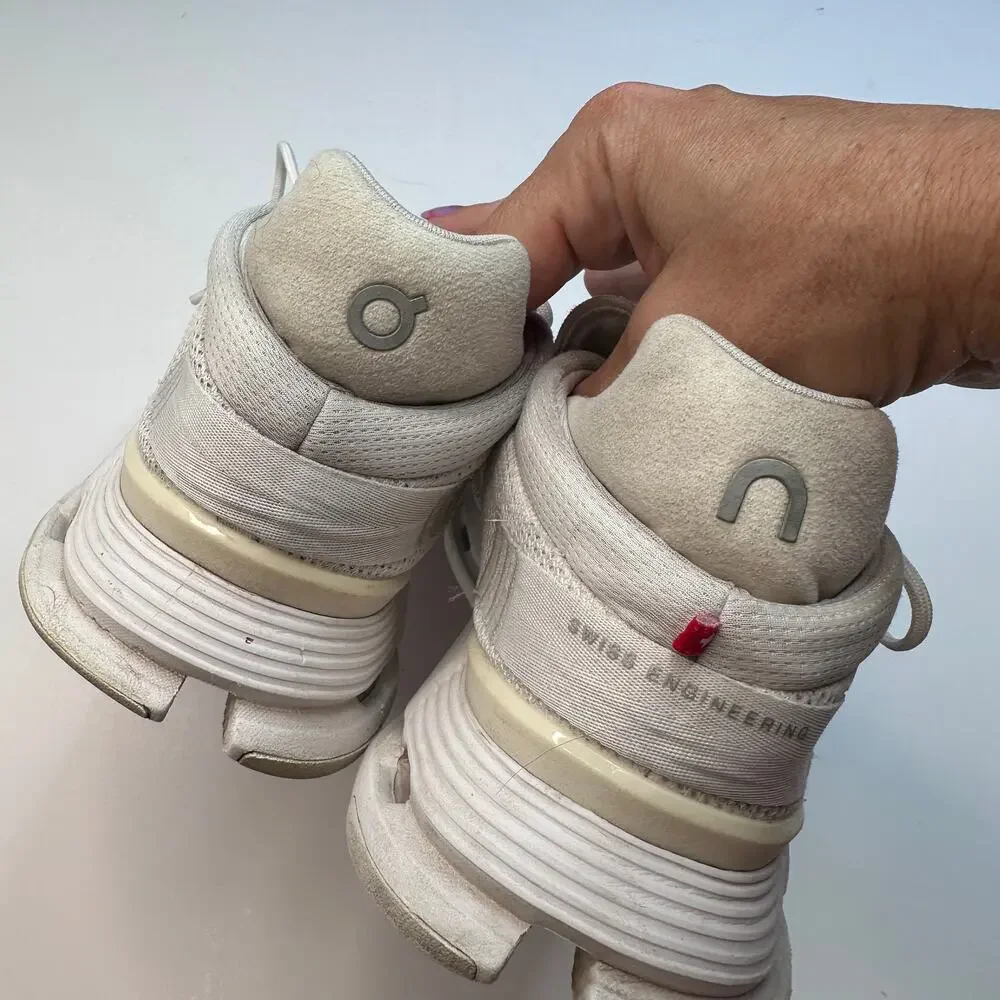 On Cloud All White Cloudnova Sneakers